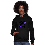 21 West Women's Hoodie - black