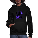 21 West Women's Hoodie - black