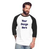 Baseball T-Shirt - white/black