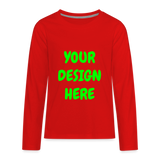 Kids' Premium Long Sleeve T-Shirt - red