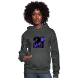 21 West Women's Hoodie - asphalt