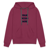 Women’s Premium Hoodie - burgundy