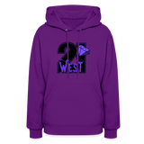 21 West Women's Hoodie - purple