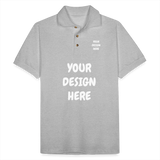 Men's Pique Polo Shirt - heather gray